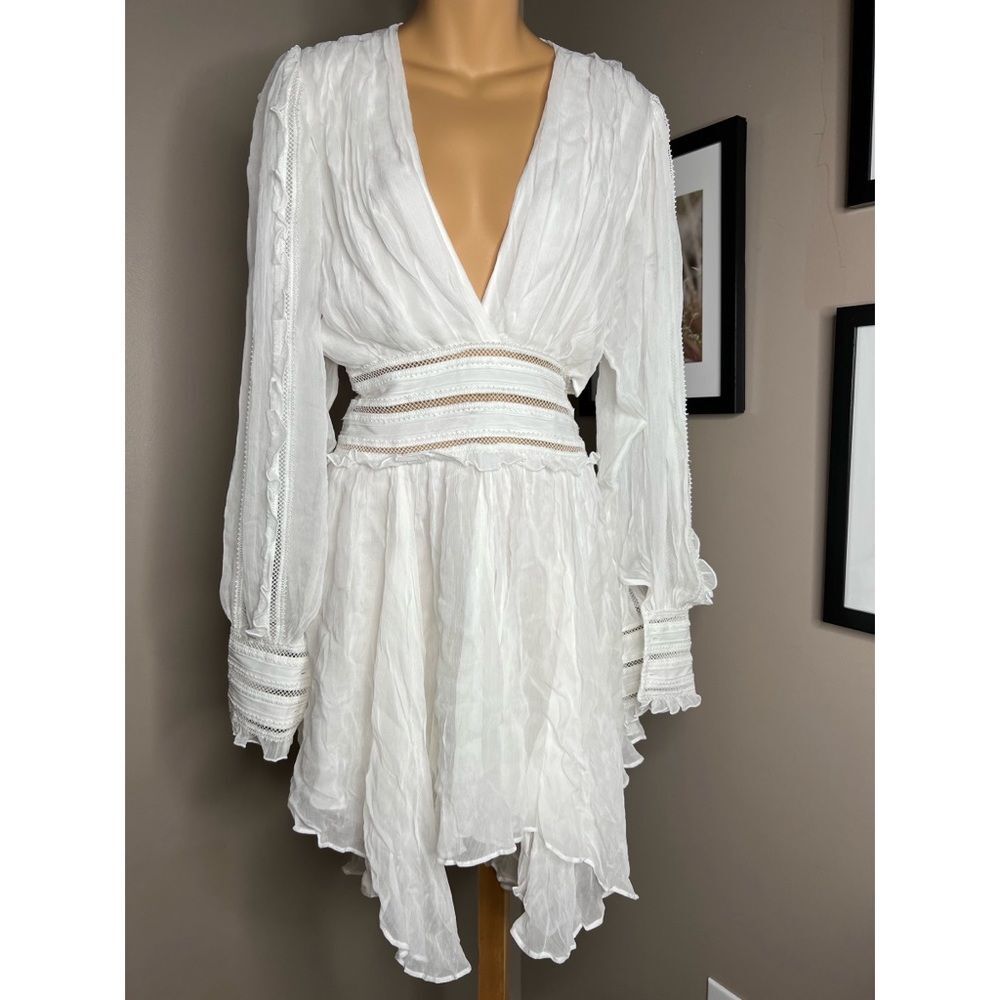 Anthropologie Magali Pascal Ruffled Lace Mini - Picture 5 of 6